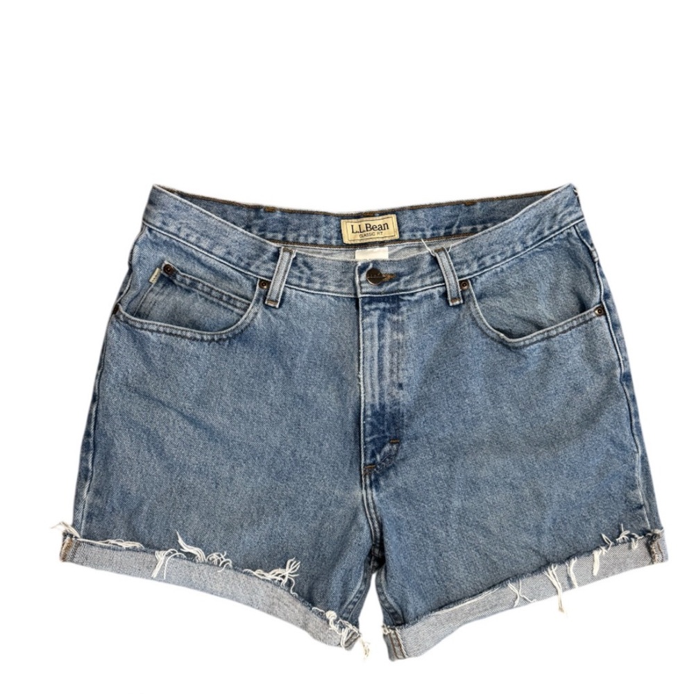 L.L. Bean Blue Jean Shorts Relaxed Fit